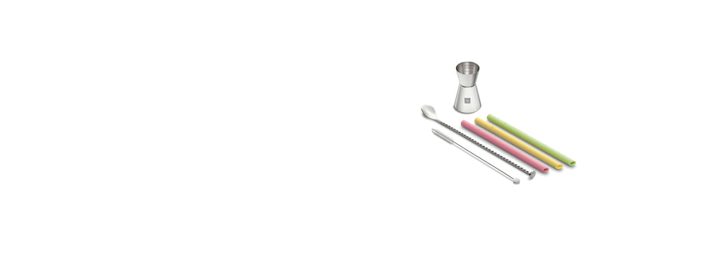 Recipe Kit - Reusable Straws and Jigger — Recipe Kit - Reusable Straws and Jigger I5