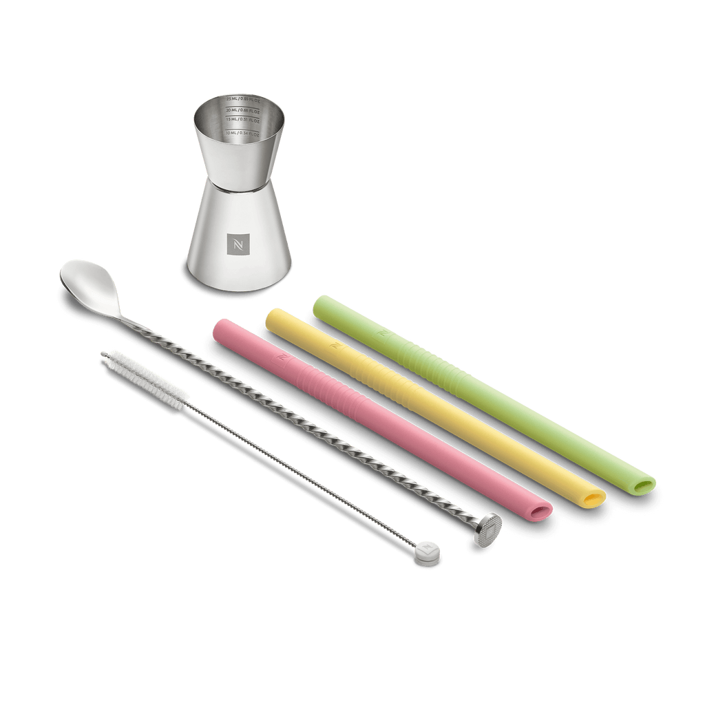 Recipe Kit - Reusable Straws and Jigger — Recipe Kit - Reusable Straws and Jigger I5
