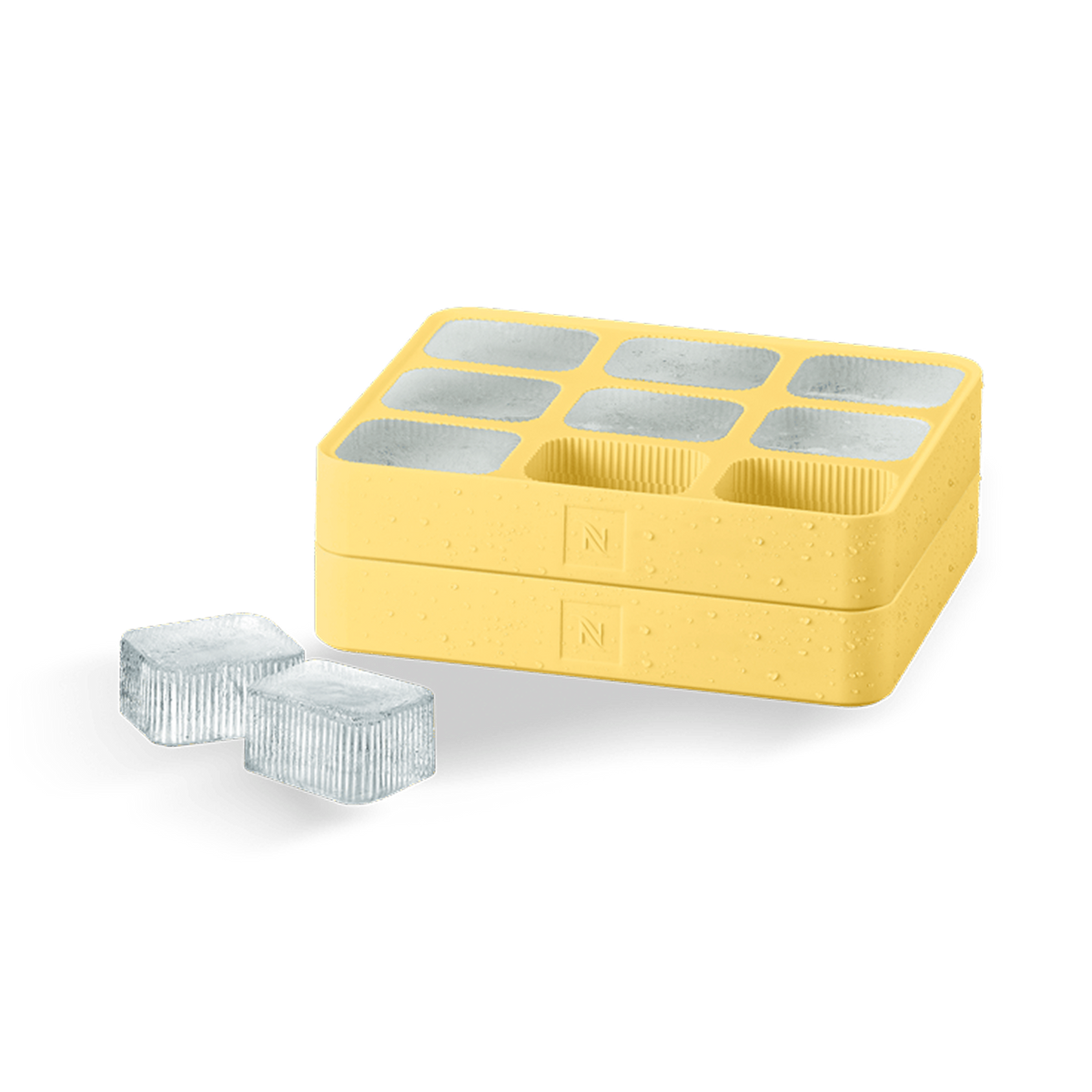 Set of 2 ice cube trays - Yuzu — Set of 2 ice cube trays - Yuzu H4